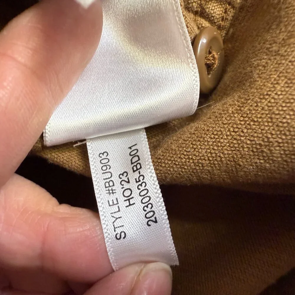 J. Crew Mens  Midweight Corduroy Workshirt in Colorblock Medium Brown tan